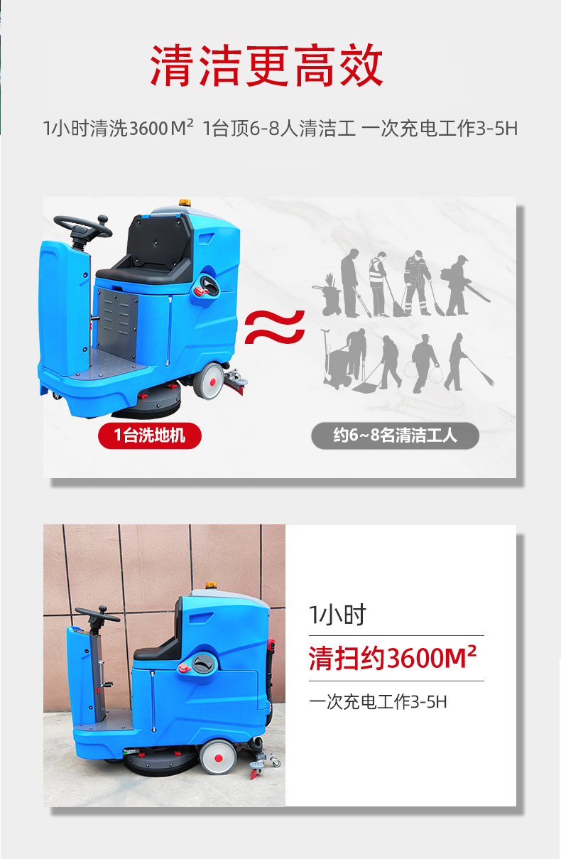 宝坻驾驶式洗地机更适合用在高铁站